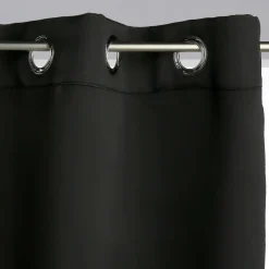 Cortina Opaca Negra 140x260Cm
