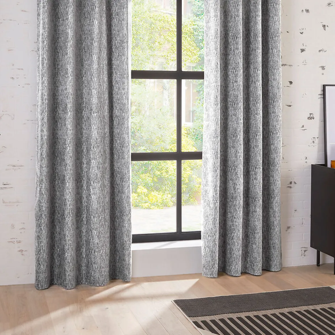 Cortina Opaca Pio Gris 140x260Cm