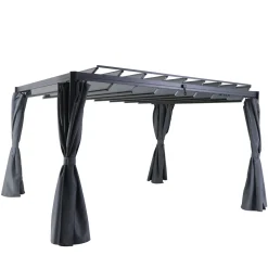 Cortinas para pérgola BELIZE LATTES 3x3.8m