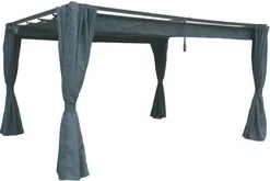 Cortinas para pérgola palmera gris ardosia