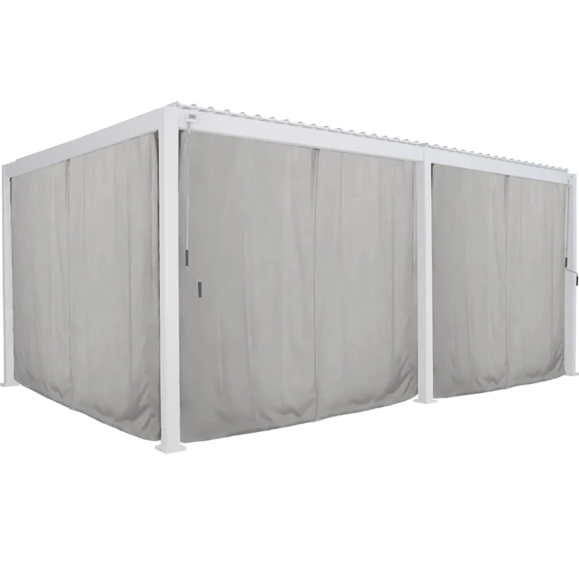 Cortinas y mosquiteras para pérgola EVORA blanco