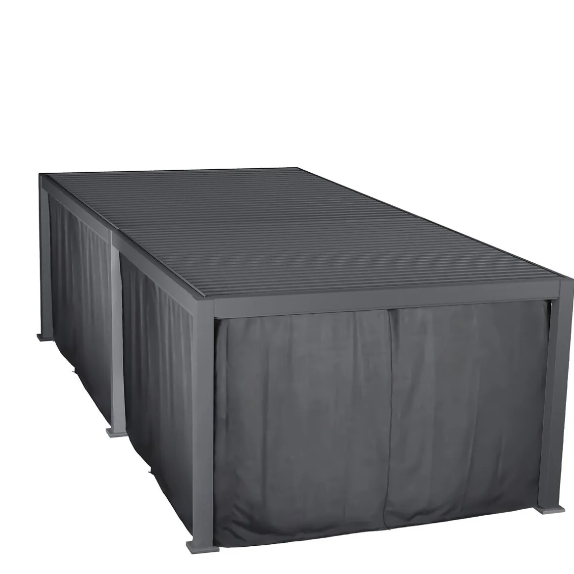 Cortinas y mosquiteras para pérgola ÉVORA graphite