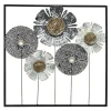 Cuadro Deco Metal Flor 50x50Cm