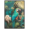 Cuadro decorativo con papagayo CHARLENE 70x50cm