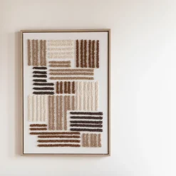 Cuadro decorativo 3D EMIR marrón 70x50cm