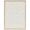 Cuadro decorativo 3D KAILANI blanco 80x60cm