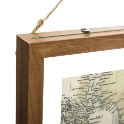 Cuadro Decorativo De MDF Con Mapamundi