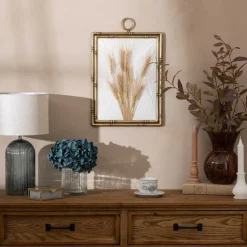 Cuadro Decorativo Jonas Trigo De Mdf Y Metal 47cm