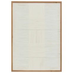 Cuadro decorativo TISSIA beige 70x50cm