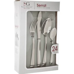 Cubertería 24 Pzas Serrat Inoxidable