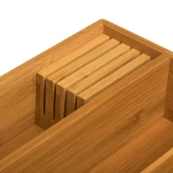 Cubertero Bambú C/5 Compartimentos