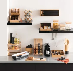 Cubertero Black Bambou 25x34x4.3Cm