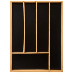 Cubertero Black Bambou 25x34x4.3Cm