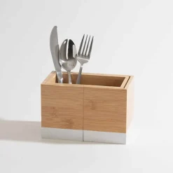 Cubertero extensible de bambú