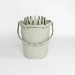 Cubo con exprimidor verde 16L