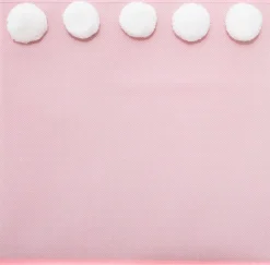 Cubo De Almacenaje C/Pompones 29x29Cm