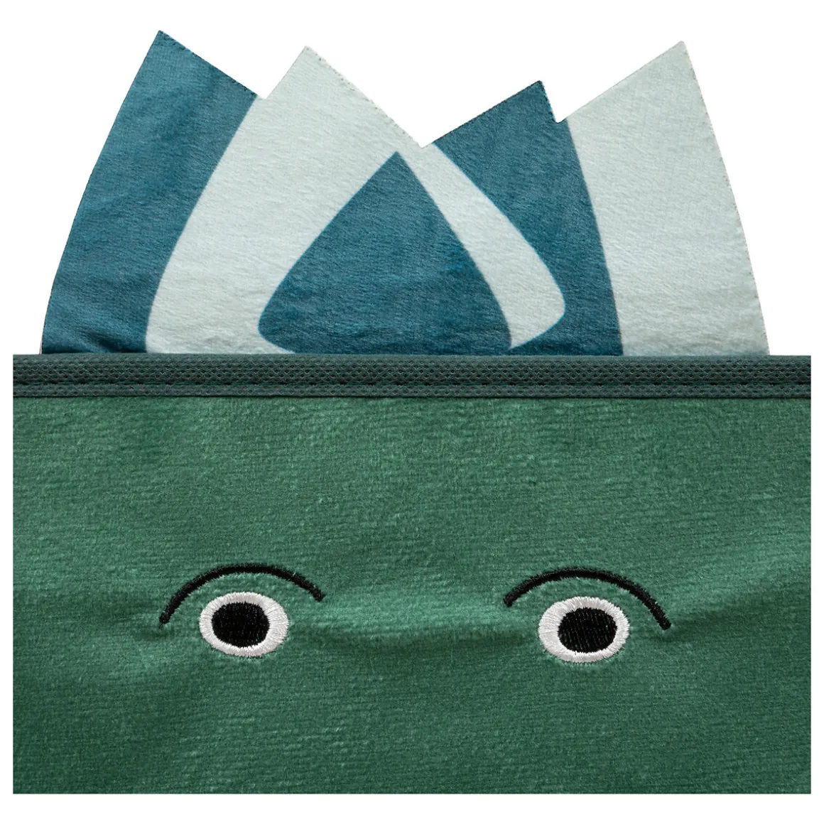 Cubo De Almacenaje Dino Verde 29x29Cm