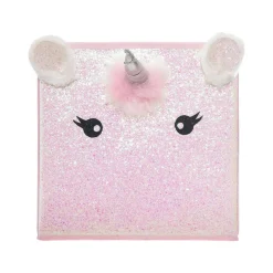 Cubo De Almacenaje Unicornio 29x31Cm