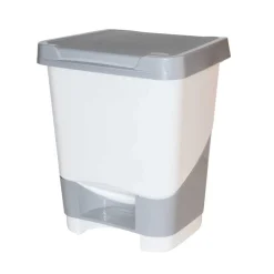 Cubo De Basura Con Pedal 20L Blanco