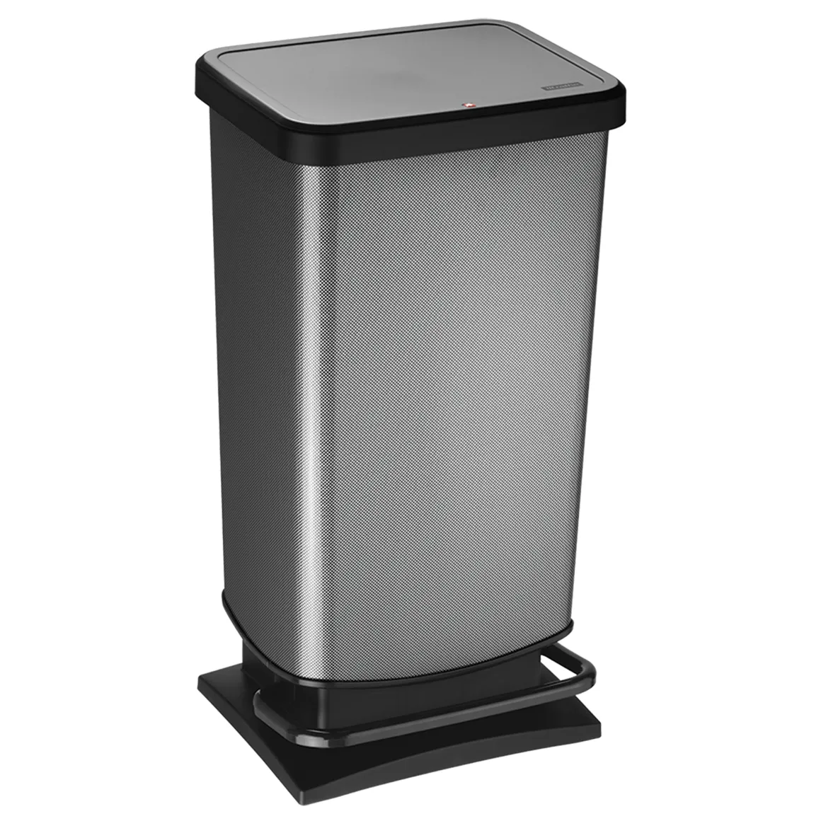 Cubo De Basura Con Pedal 40L Carbono