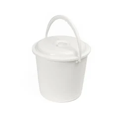 Cubo De Basura Con Tapa 16L Europa Blanco