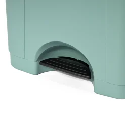 Cubo De Basura C/Pedal Azul 35L