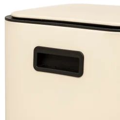 Cubo de basura DELTA beige 30L