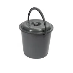 Cubo de basura EUROPA gris oscuro 16L