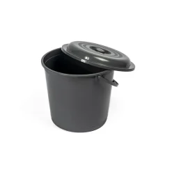 Cubo de basura EUROPA gris oscuro 16L