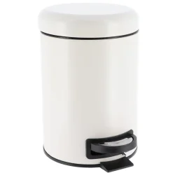 Cubo De Basura P/Baño Cierre Suave 3L