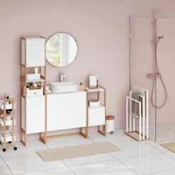 Cubo De Basura P/Baño De Plast.C/Tapa 5L