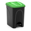 Cubo De Reciclaje De Plástico 25L Verde