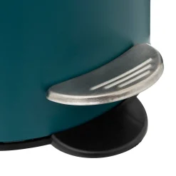 Cubo MODERN azul petróleo de metal softclose 3L