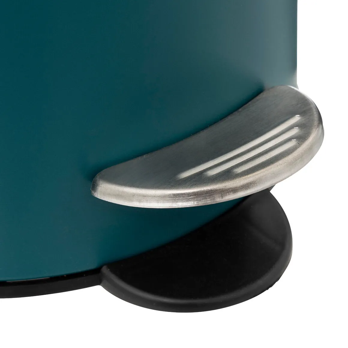 Cubo MODERN azul petróleo de metal softclose 3L