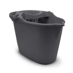 Cubo Ovalado De Plast.Con Pico 15L Gris