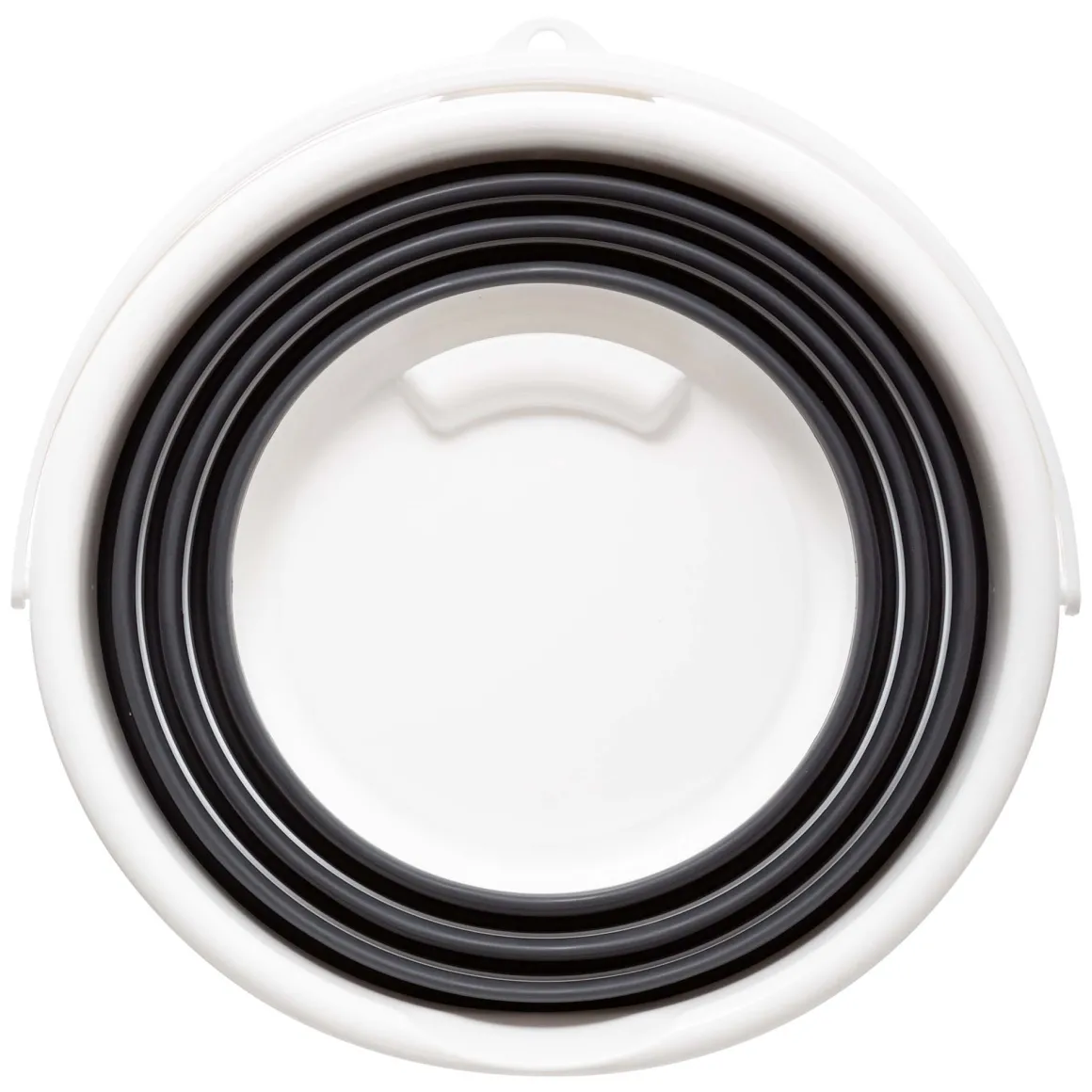 Cubo Retráctil 10L Blanco/Gris