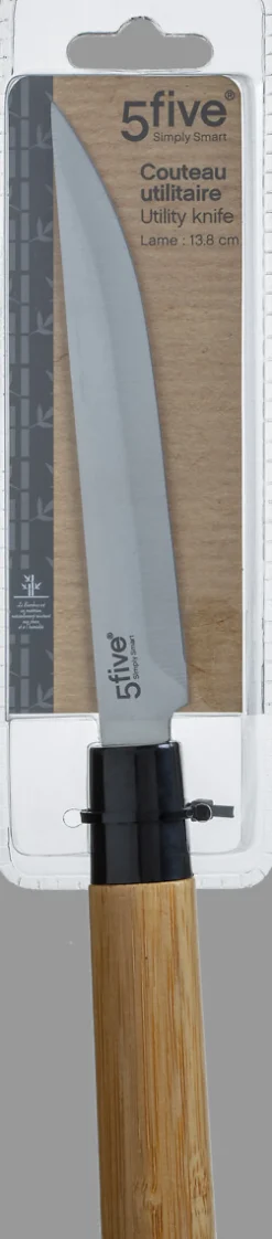 Cuchillo De Chef Con Mango De Bambú