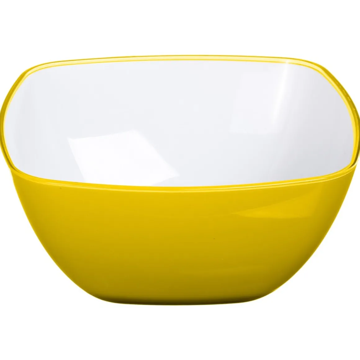 Cuenco Cuadrado Amarillo 14Cm