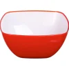 Cuenco Cuadrado Rojo 14Cm