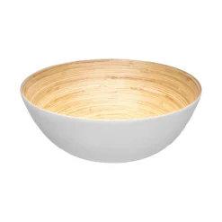 Cuenco De Bambú Blanco