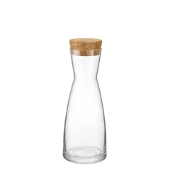 Decantador De Vidrio C/Tapa Corcho 0.5L