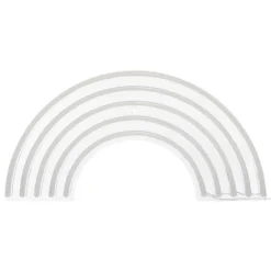 Decoración mural led neón arco iris