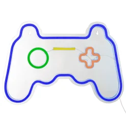 Decoración mural Led neon mando juegos