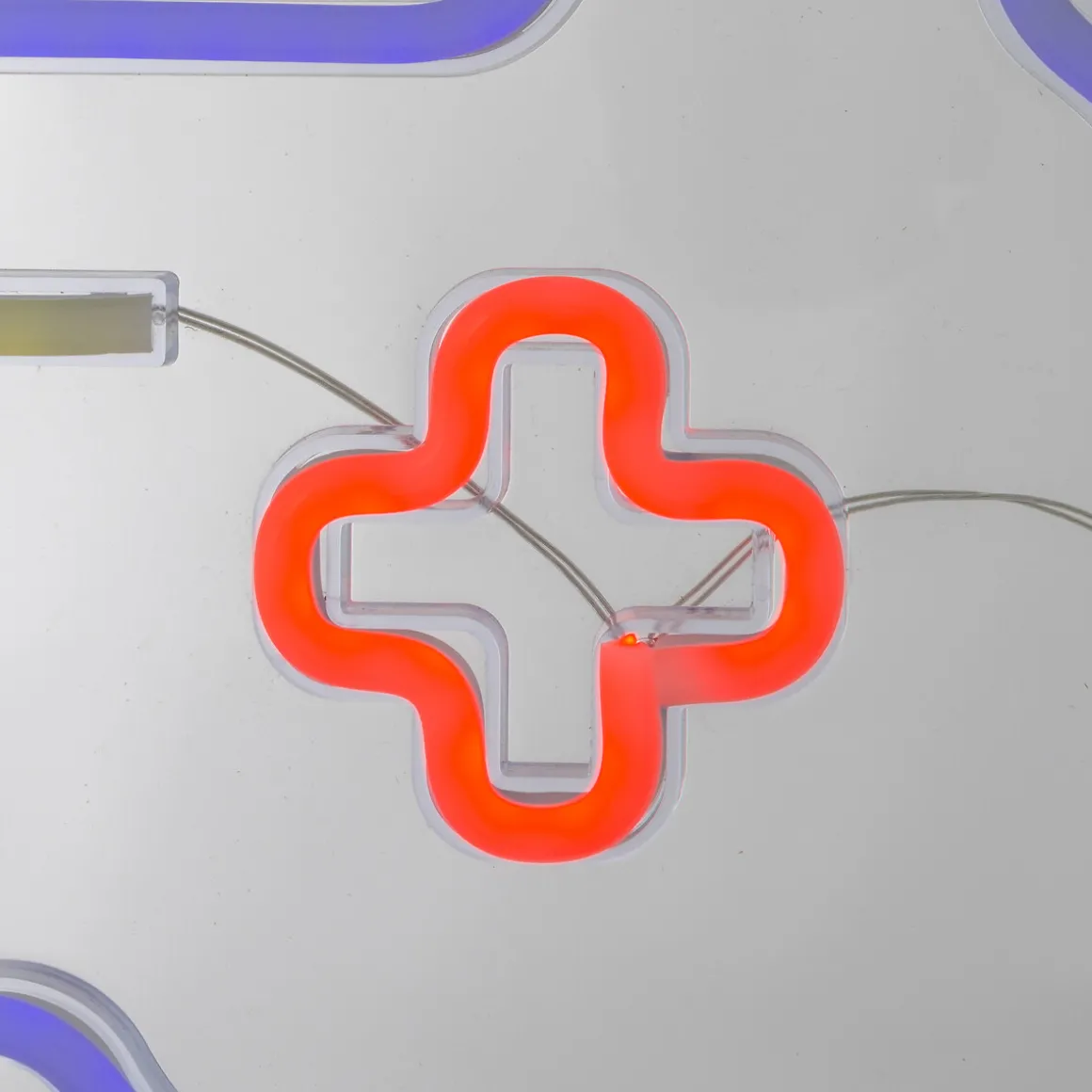 Decoración mural Led neon mando juegos