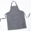 Delantal de cocina con frase gris oscuro 60x80cm