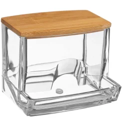 Dispensador De Algodones Acrílico C/Tapa