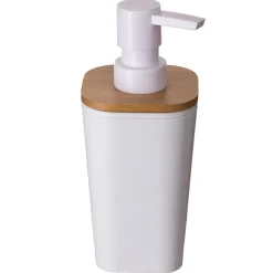 Dispensador De Jabón Liq.C/Tapa De Bambú