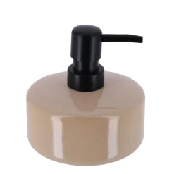 Dispensador jabón líquido de cerámica beige 400ml