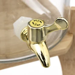 Dispensador Para Bebidas Botânica De Vidrio Y Bam