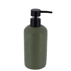 Dispensador Para Jabón Líquido Verde Efecto Piedra